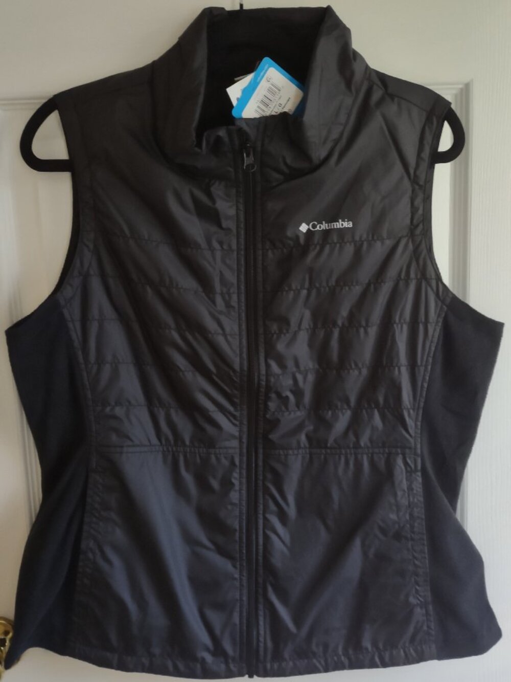 Columbia Emberview Vest - black lightweight puffer vest - NWT - size L